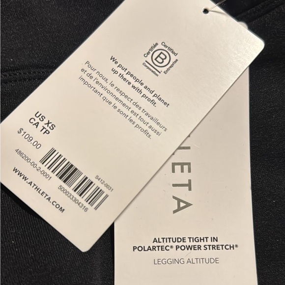Athleta Altitude Tight in Polartec Power Stretch // Black - Picture 16 of 16